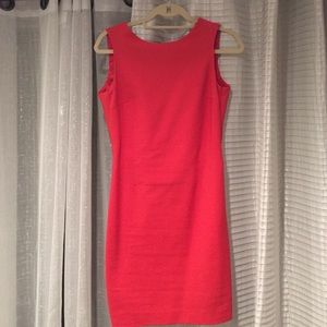 Zara orange-red cocktail dress