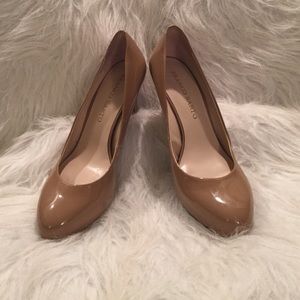 Tan pumps