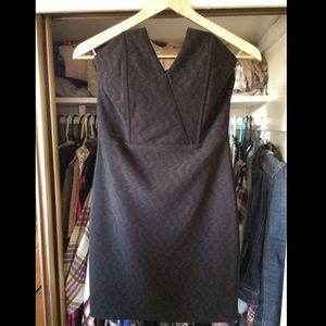 Foreign Exchange Strapless Deep V Dress