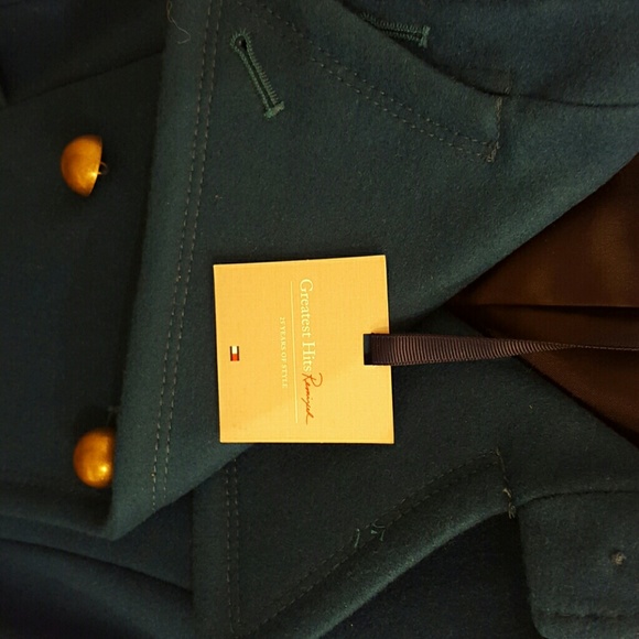 Beautiful teal color coat