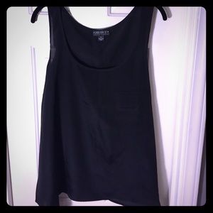 Forever 21 + Black Pocket Tank