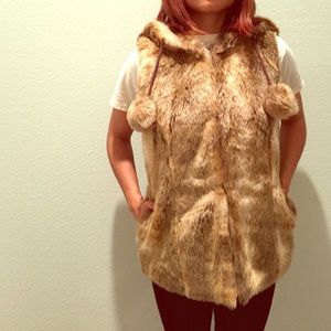 Asos Petite Faux Fur Vest