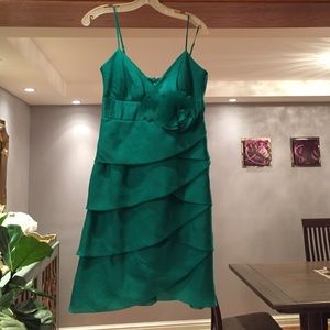 Green Chiffon Dress Size 6