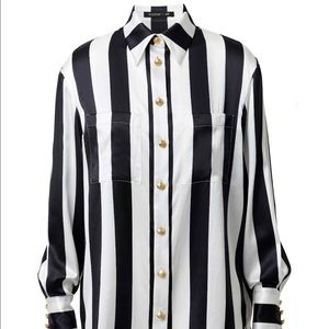 Balmain x H&M stripe top