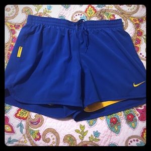 Livestrong Nike shorts.