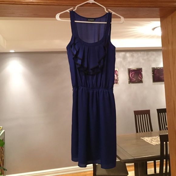 Royal blue dress