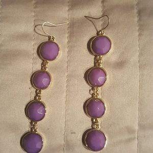 Purple earing