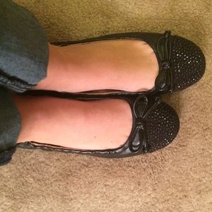 Black flats