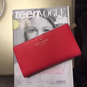 Kate Spade Cherry Red Wallet