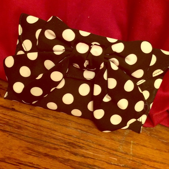 Polka Dotted Clutch/Purse