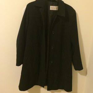 Jones New York Black lined coat