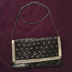 Star studded chain crossbody bag