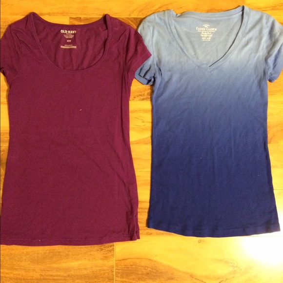 Old Navy and Faded Glory Tee. Both like new.