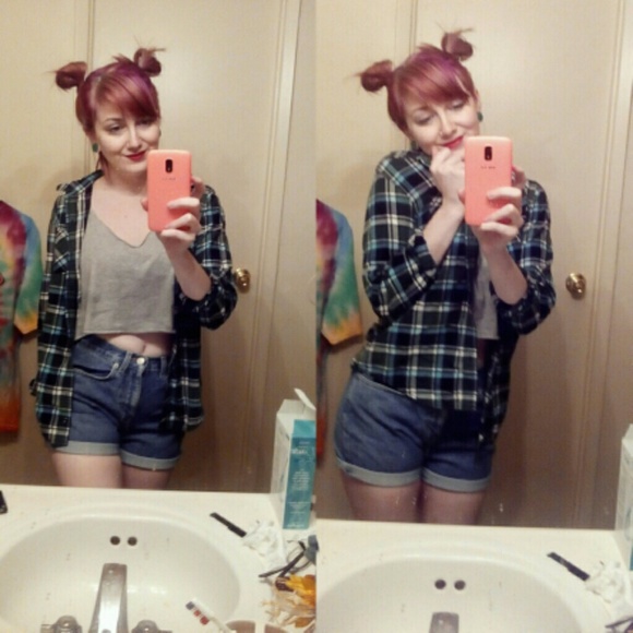 High waisted shorts