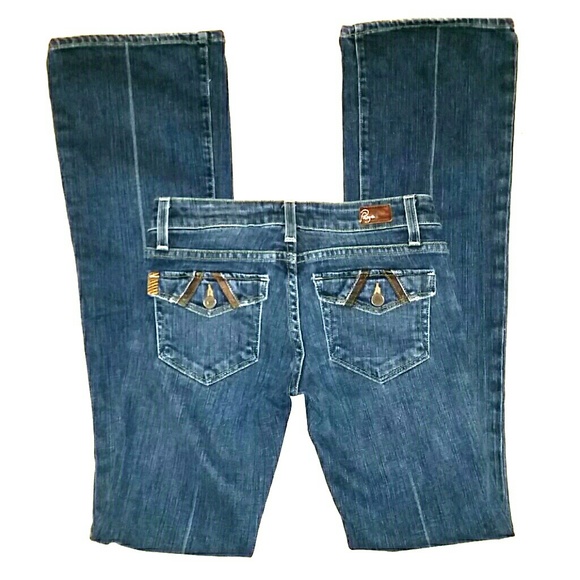 $7 SALE!! Paige Jeans "Fairfax" with leather trim