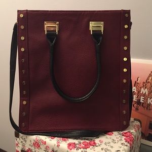 Olivia and Joy Burgundy tote