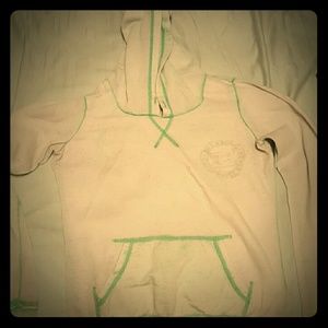 White and green hoodie