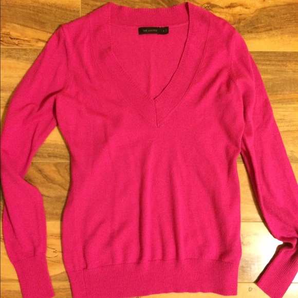 hot pink thin sweater