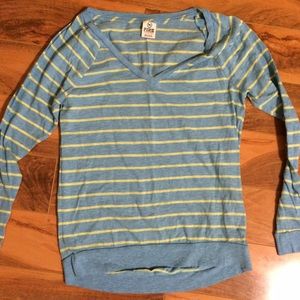 PINK Victoria Secret blue and yellow loose fitting