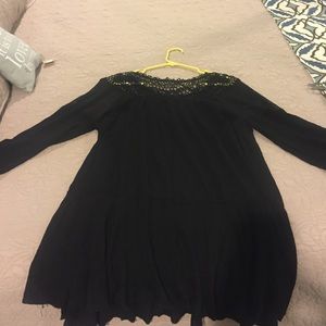 Boutique Black Tunic never worn Large