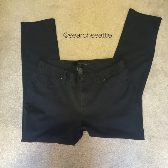 Stretch Black Skinny Pants {14}
