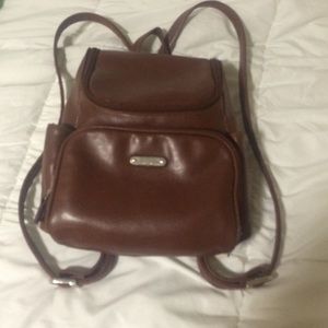 Vintage Leather Mini-Backpack