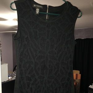 Black over lace dres