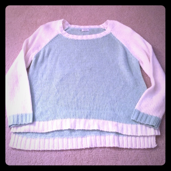 Comfy color block sweater