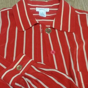 Christian Dior striped blouse