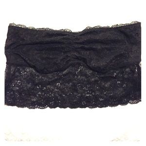 Victoria's Secret Black Lace Bandeau