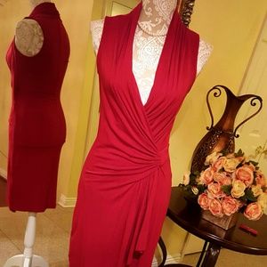 Karen kane amazing red dress as new