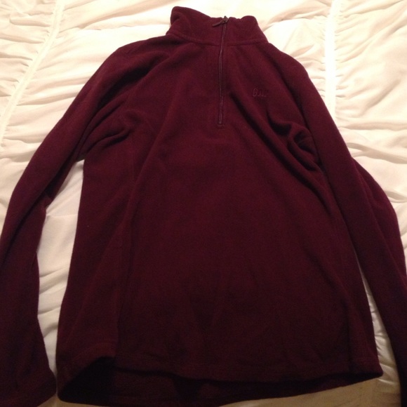 Burgundy GAP Zip Up