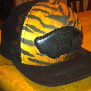 A "Vans" snap back.