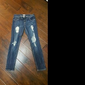 MUDD distressed skinny jeans