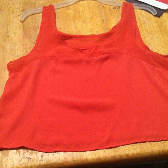 A sheer shirt.