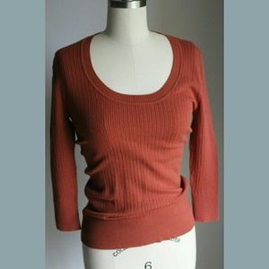 🆕 NWT Tex by Max Azria Burnt Orange Sweater