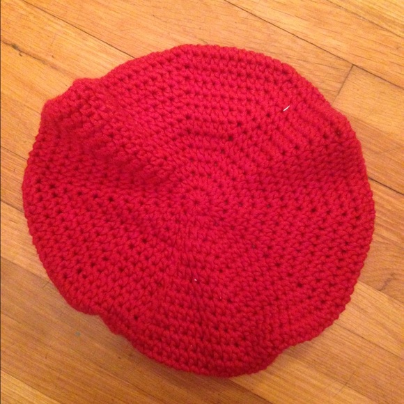 Red beanie
