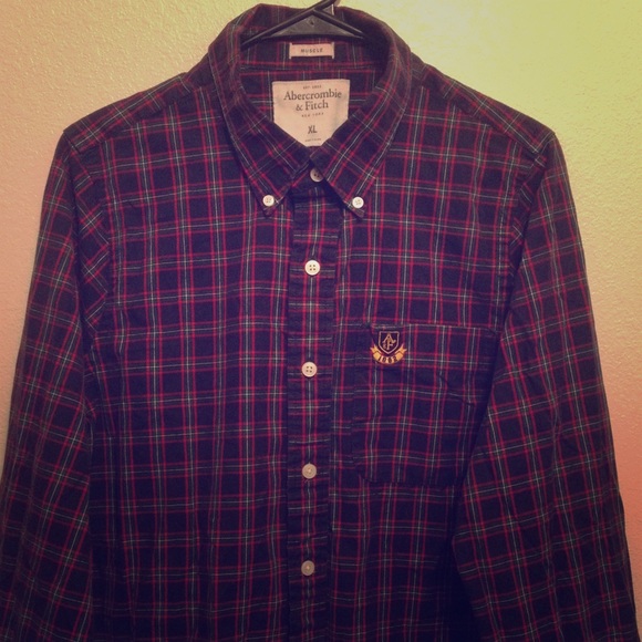 Men's Abercrombie & Fitch Collared Shirt