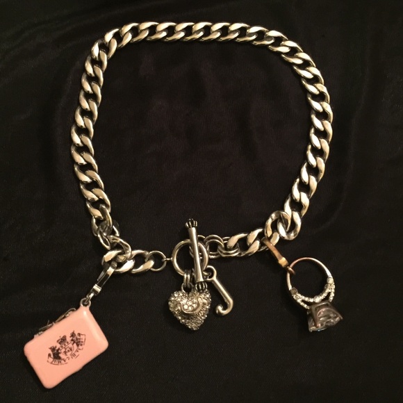 Juicy Couture Necklace with 2 free charms