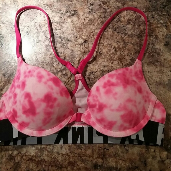 💕💕SOLD💕💕PINK Racerback bra💕💕SOLD💕💕 - Picture 2 of 3