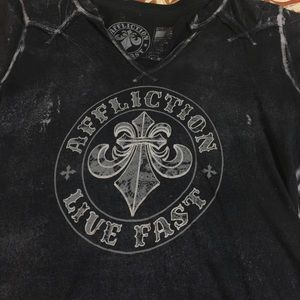 Affliction girl shirt
