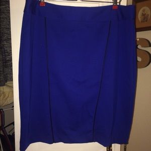 Navy Blue Pencil Skirt