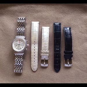 Michele 33 CSX diamond watch.