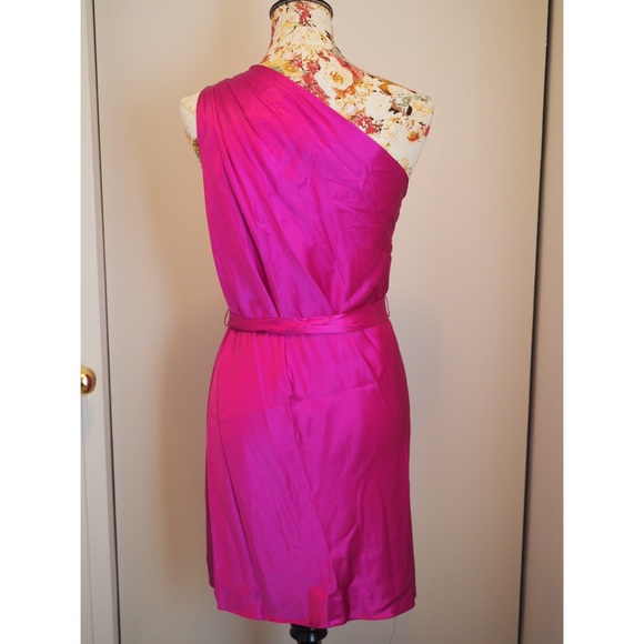 BANANA REPUBLIC ONE SHOULDER DRESS WITH BELT - Picture 3 of 4