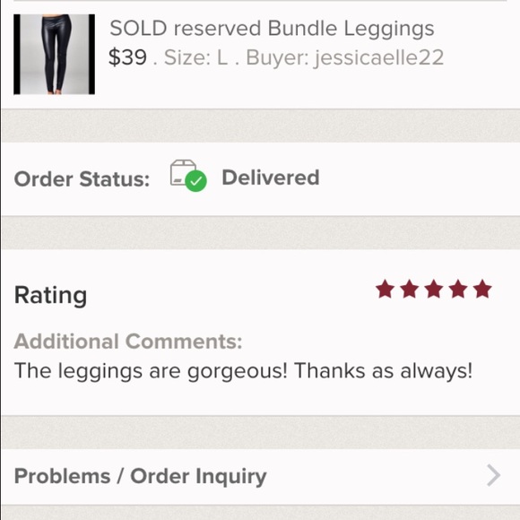 Liquid Faux Leather Leggings - Picture 3 of 4