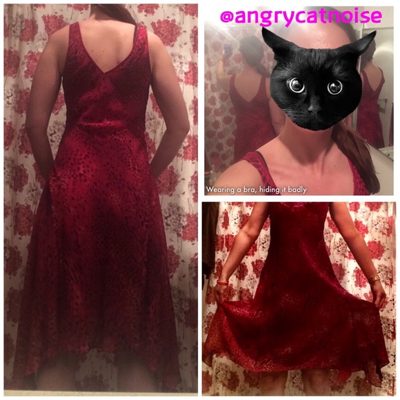 Authentic vintage Betsey Johnson RARE red dress - Picture 3 of 4