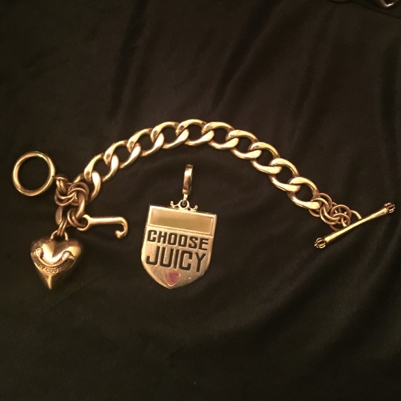 Juicy Couture Gold Bracelet with free charms - Picture 1 of 3
