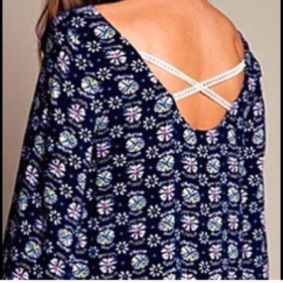 💕 Bohemian Dress with Lace 💕 S M L - Picture 3 of 3