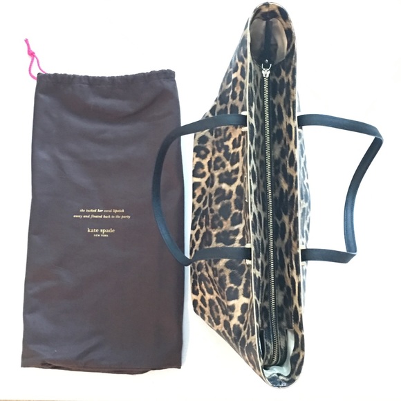 SOLD • Kate Spade NWOT Leopard Cedar Street Tote • - Picture 2 of 4