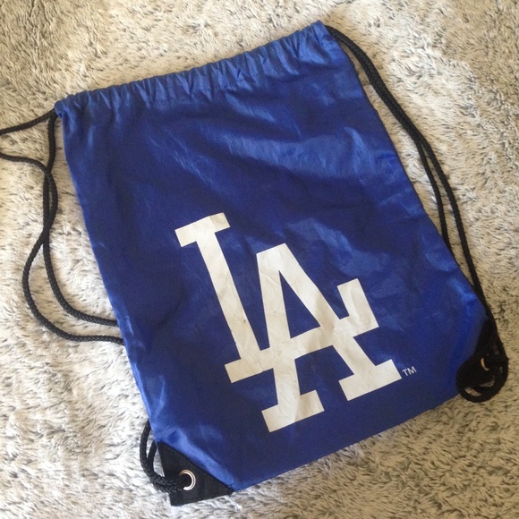 dodgers drawstring bag